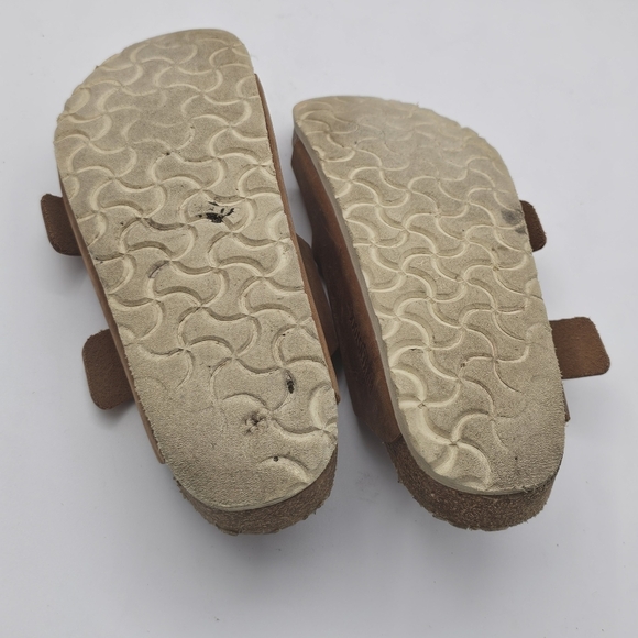 Birkenstock Arizona Big Buckle Sandals Cognac Leather Size 37 US 6 6.5 - Picture 7 of 11